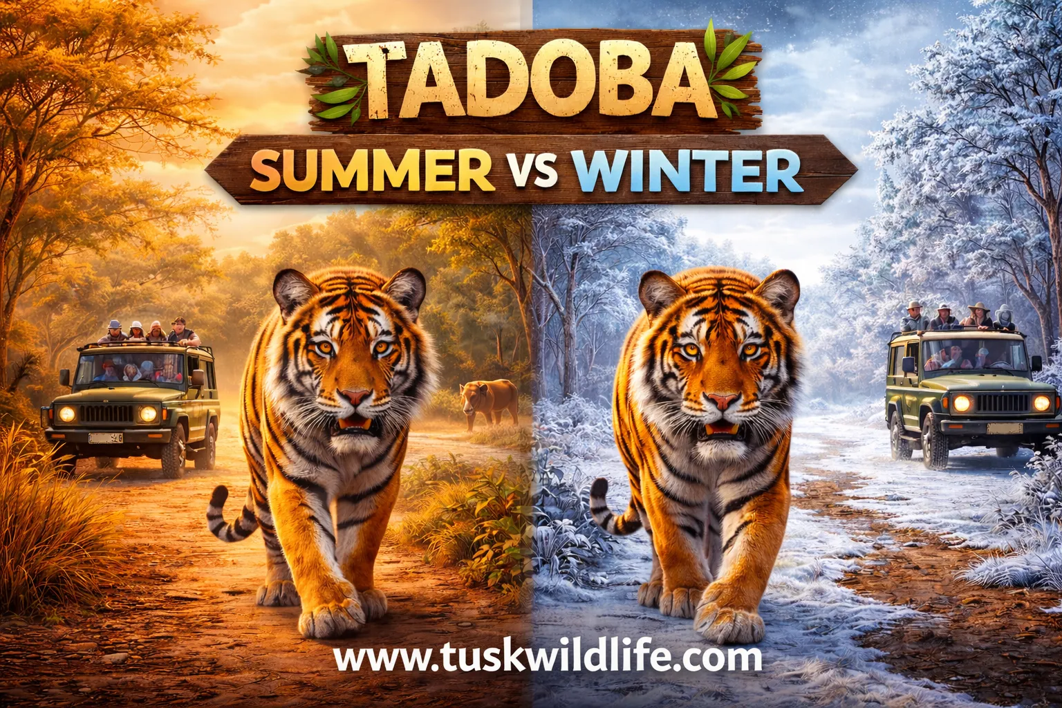 Tadoba Summer vs Winter